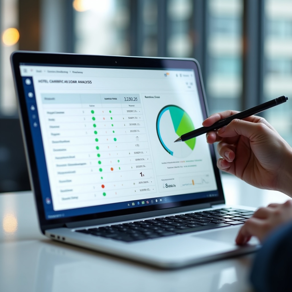 Dashboard di gap analysis per struttura alberghiera