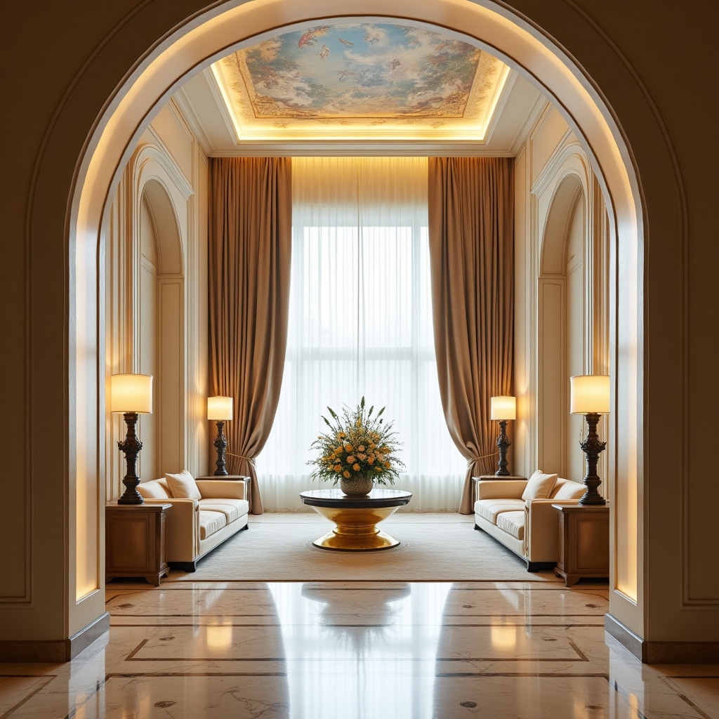 Lobby di hotel premium dopo upgrade della categoria